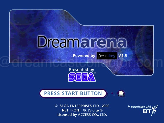 Unfortunately, initial expectations weren't met by the release of the DreamKey Version 1. 5 software as its sole purpose was seemingly to allow Dreamcast owners in the Republic of Ireland access to the Dreamarena network. The software itself is the exactly the same as the previous incarnation but at least the main title screen has been updated.